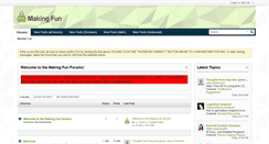 Desktop Screenshot of forum.makingfun.com